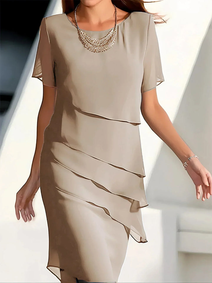 Clarisse | Elegant Belly-Covering Dress