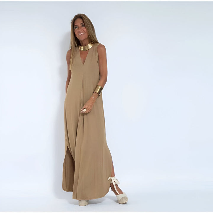 Lucie | Elegant long dress + FREE matching cardigan